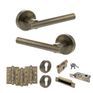 STATUS Nebraska Door Handle Pack (Euro Lock Set) additional 22