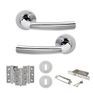 STATUS Nevada Door Handle Pack (3 Lever Lock Set) additional 2