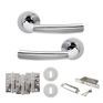 STATUS Nevada Door Handle Pack (3 Lever Lock Set) additional 3