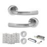 STATUS Nevada Door Handle Pack (3 Lever Lock Set) additional 9