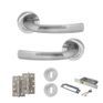 STATUS Nevada Door Handle Pack (3 Lever Lock Set) additional 12
