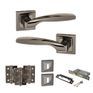 STATUS Oklahoma Door Handle Pack (3 Lever Lock Set) additional 1