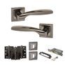 STATUS Oklahoma Door Handle Pack (3 Lever Lock Set) additional 4