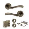 STATUS Texas Door Handle Pack (3 Lever Lock Set) additional 26