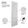 JB Kind Hardwick 2 Panel White Primed Internal Door additional 6