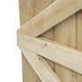 Rowlinson Garden Products - Featheredge Arch Top Wooden Gate additional 2