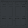 Steel Up &amp; Over Garage Door (Frame Included) - Canopy additional 5