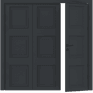 Side Hinged Garage Door (Frame Included) additional 9