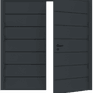 Side Hinged Garage Door (Frame Included) additional 7