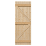 Mendes Redwood Ledged &amp; Braced External Boarded Door additional 1