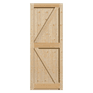 Mendes Redwood Framed Ledged &amp; Braced External Boarded Door additional 1