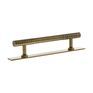 Millhouse Brass Chrysler Diamond T-Bar Cabinet Pull Handle on Backplate additional 10