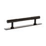 Millhouse Brass Chrysler Diamond T-Bar Cabinet Pull Handle on Backplate additional 14
