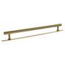 Millhouse Brass Chrysler Diamond T-Bar Cabinet Pull Handle on Backplate additional 4