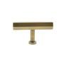 Millhouse Brass Pennington Hexagonal T-Bar Cabinet Knob Handle additional 1