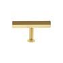 Millhouse Brass Pennington Hexagonal T-Bar Cabinet Knob Handle additional 4
