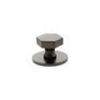 Millhouse Brass Pennington Hexagonal Cabinet Knob Handle on Backplate additional 6