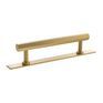 Millhouse Brass Pennington Hexagonal T-Bar Cabinet Pull Handle on Backplate additional 16