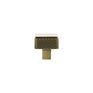 Millhouse Brass Eiffel Knurled Square Cabinet Knob Handle additional 1