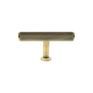 Millhouse Brass Eiffel Knurled T-Bar Cabinet Knob Handle additional 1