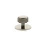Millhouse Brass Eiffel Knurled Round Cabinet Knob Handle on Backplate additional 5