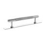Millhouse Brass Eiffel Knurled T-Bar Cabinet Pull Handle on Backplate additional 16