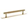 Millhouse Brass Eiffel Knurled T-Bar Cabinet Pull Handle on Backplate additional 9