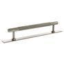 Millhouse Brass Eiffel Knurled T-Bar Cabinet Pull Handle on Backplate additional 8