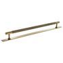 Millhouse Brass Eiffel Knurled T-Bar Cabinet Pull Handle on Backplate additional 6