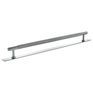 Millhouse Brass Eiffel Knurled T-Bar Cabinet Pull Handle on Backplate additional 4