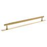 Millhouse Brass Eiffel Knurled T-Bar Cabinet Pull Handle on Backplate additional 3