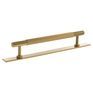 Millhouse Brass Battersea Linear T-Bar Cabinet Pull Handle on Backplate additional 1