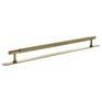 Millhouse Brass Battersea Linear T-Bar Cabinet Pull Handle on Backplate additional 7
