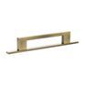 Millhouse Brass Empire Slim Cabinet Pull Handle on Backplate additional 10