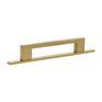 Millhouse Brass Empire Slim Cabinet Pull Handle on Backplate additional 16