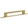 Millhouse Brass Empire Slim Cabinet Pull Handle on Backplate additional 1
