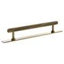 Millhouse Brass Paddington Spiral T-Bar Cabinet Pull Handle on Backplate additional 13