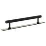 Millhouse Brass Paddington Spiral T-Bar Cabinet Pull Handle on Backplate additional 12
