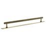 Millhouse Brass Paddington Spiral T-Bar Cabinet Pull Handle on Backplate additional 7