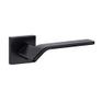 Oro &amp; Oro Frana Lever Door Handle on Square Rose (Matt Black) additional 1