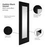 JB Kind Haddon Black Glazed Laminate Internal Door additional 6