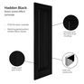 JB Kind Haddon Black Glazed Laminate Internal Door additional 3