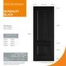 JB Kind Burghley Black Laminate Internal Door additional 4