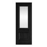 JB Kind Burghley Black Glazed Laminate Internal Door additional 1