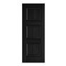 JB Kind Kedleston Black 3 Panel Laminate Internal Fire Door additional 1