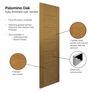 JB Kind Palomino Finished Oak Internal Fire Door additional 4
