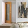 JB Kind Palomino Finished Oak Clear Glazed Internal Door additional 1