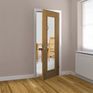 JB Kind Palomino Finished Oak Clear Glazed Internal Door additional 5