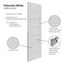 JB Kind Palomino White Primed Internal Door additional 5
