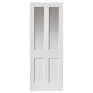 JB Kind Rushmore White Primed Glazed Shaker Door additional 1